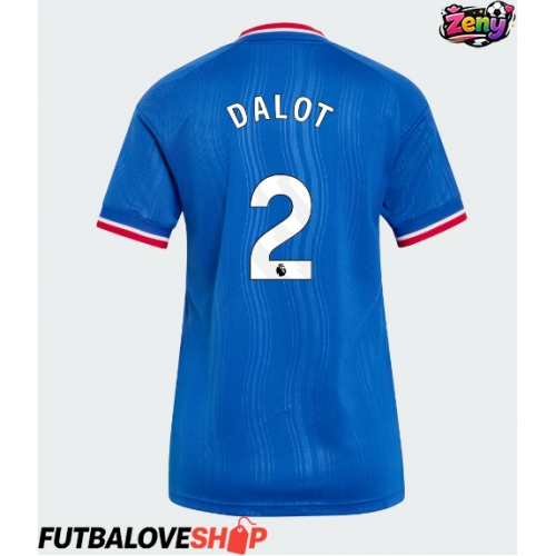 Dres Manchester United Diogo Dalot #2 Preč pre Ženy 2026-27 Krátky Rukáv